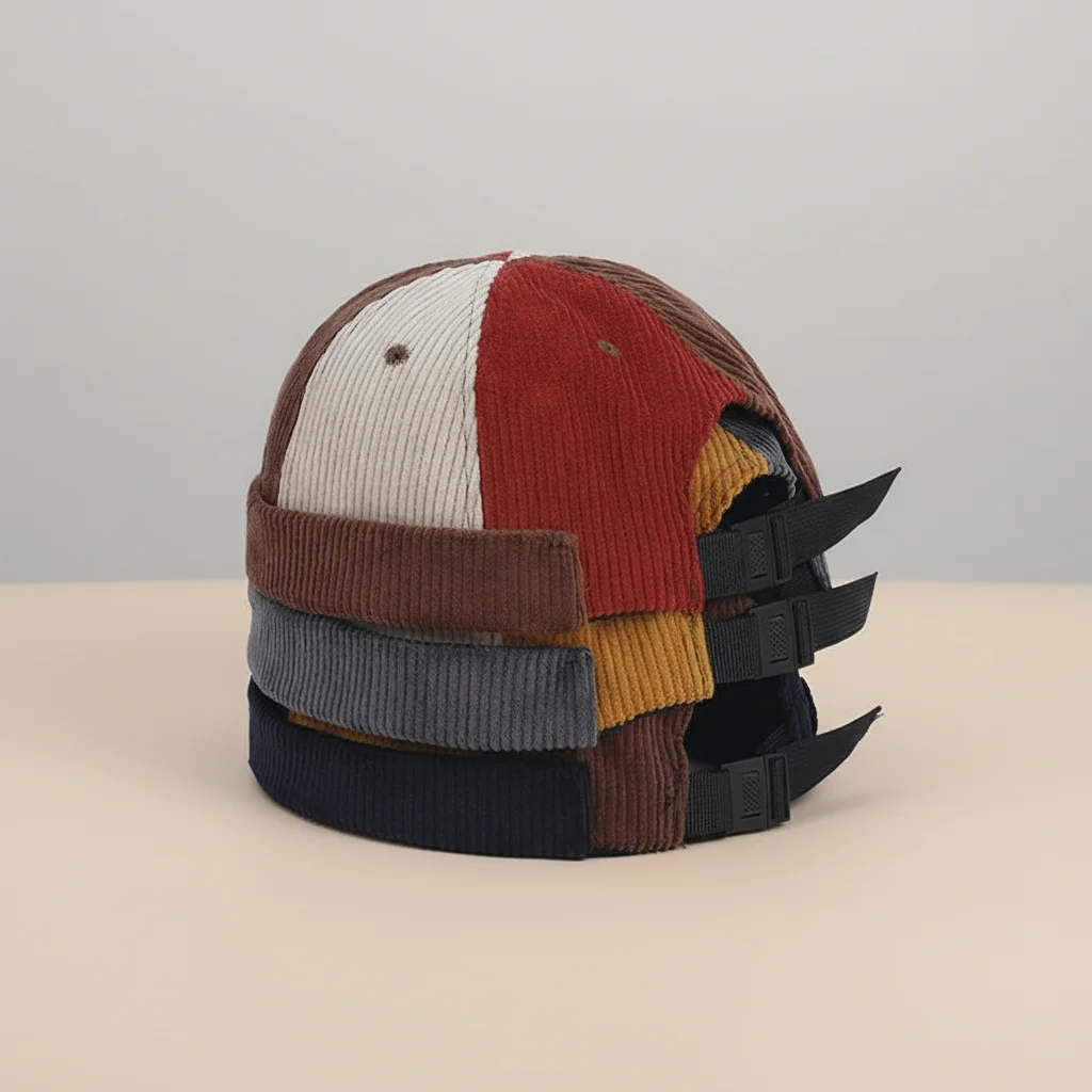 Bonnet docker coton style rétro – Image 9