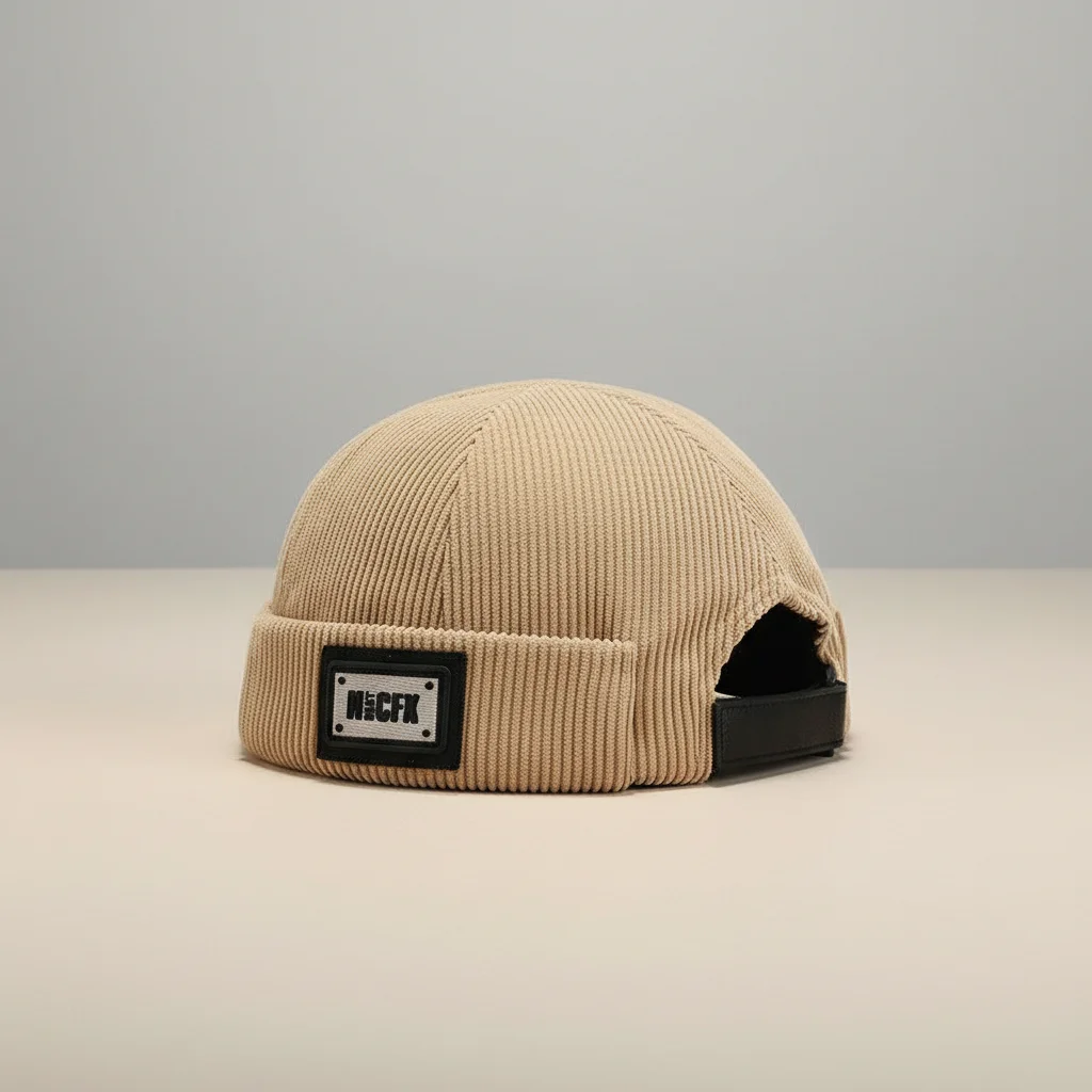 bonnet docker hiver velours côtelé confort – Image 10
