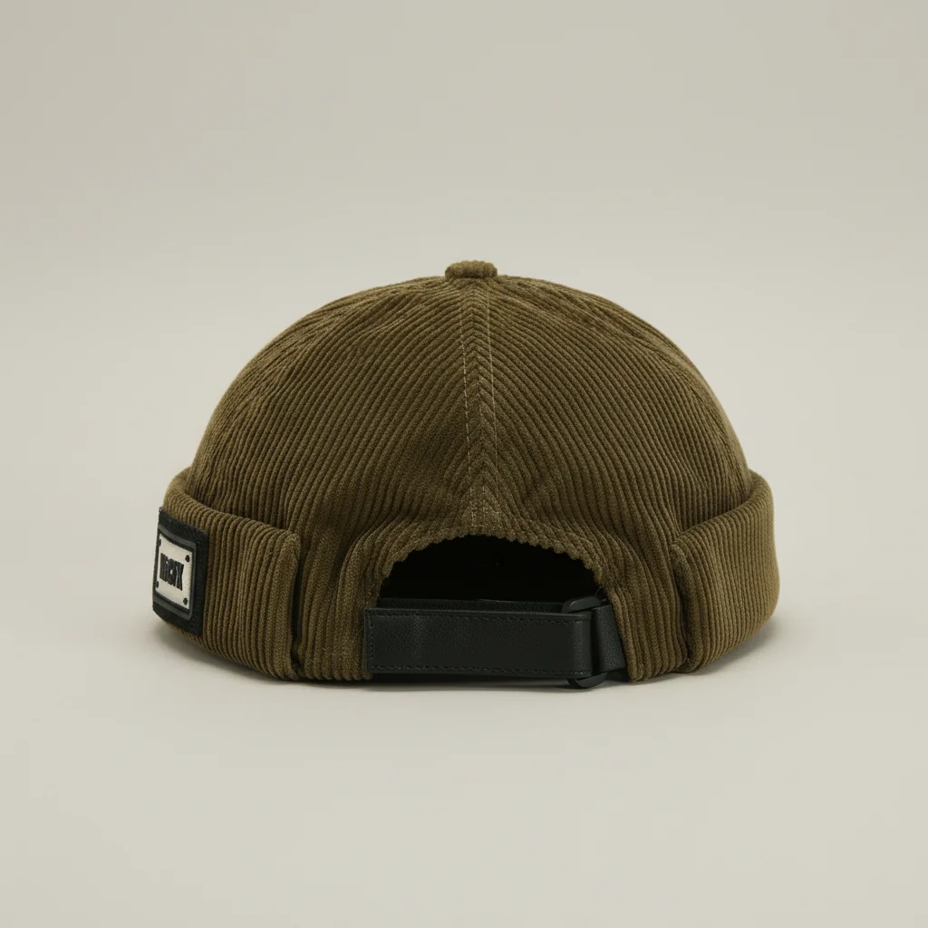 bonnet docker hiver velours côtelé confort – Image 6